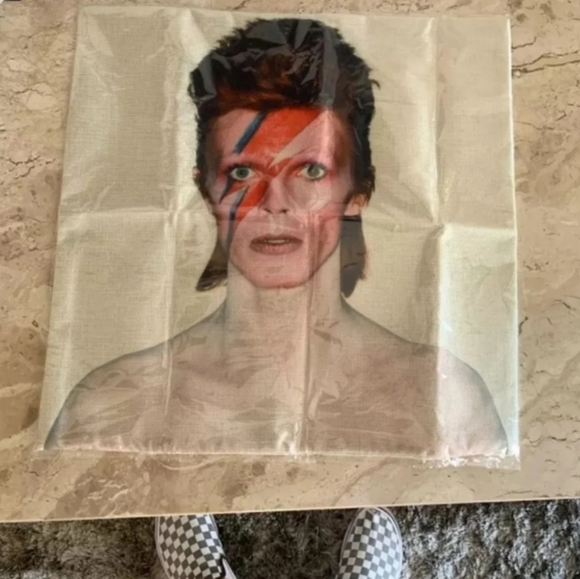 New David Bowie Aladdin Sane Throw Pillow Cover - Picture 3 of 3